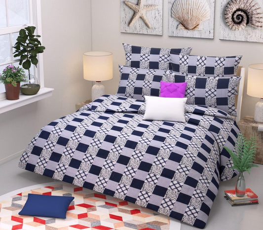 Printed Polycotton Double Bedsheets