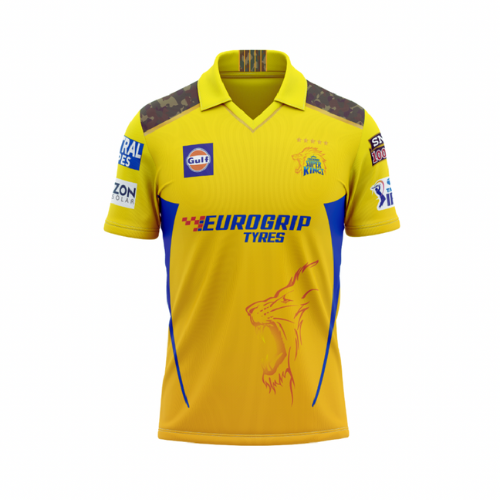 Chennai Super Kings (CSK IPL) Customizable Jersey!